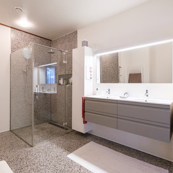 Badkamer duurzaam woonhuis - Dijkhuis Bouwbiologische aannemer