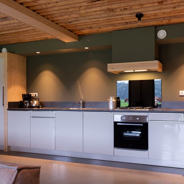 Keuken met houten afwerking - Dijkhuis Bouwbiologische aannemer